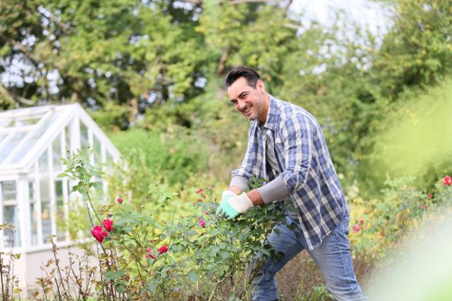 Reviewing a written complaint record for garden maintenance work